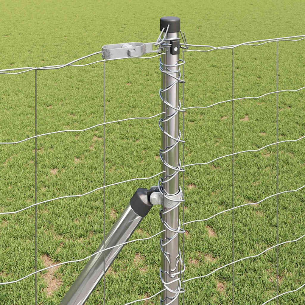 vidaXL Ευρωπαϊκή Περίφραξη με 7 Πόλους 1.2x10 μ Γαλβανισμένο Ατσάλι