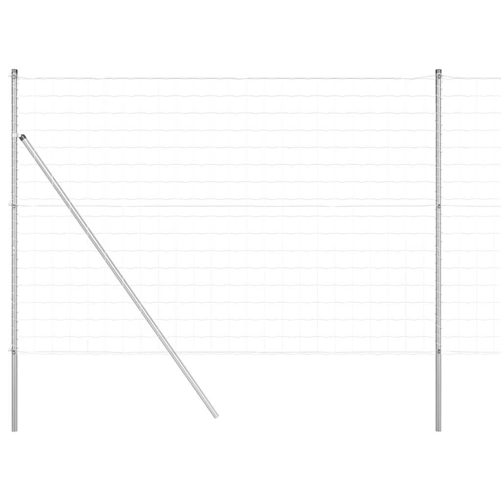 vidaXL Φράχτης Euro με 7 Πόστες 1.6x10 μ Γαλβανισμένος Χάλυβας
