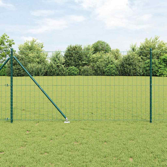 vidaXL Euro Fence με 7 σπikes 1.2x10 μ Γαλβανισμένος Χάλυβας Πράσινος