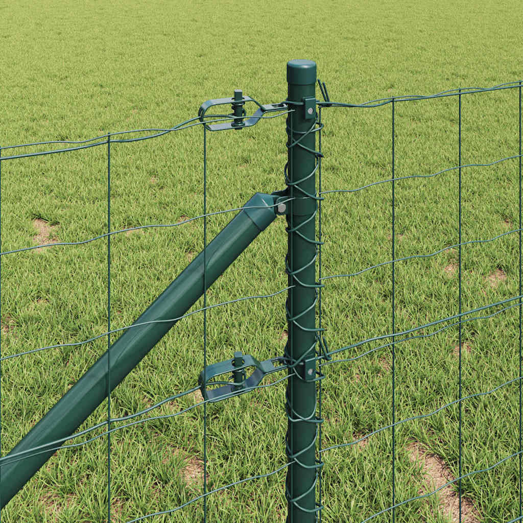 vidaXL Euro Fence με 7 Ακίδες 0.4x10 μ. Γαλβανισμένο ατσάλι Πράσινο