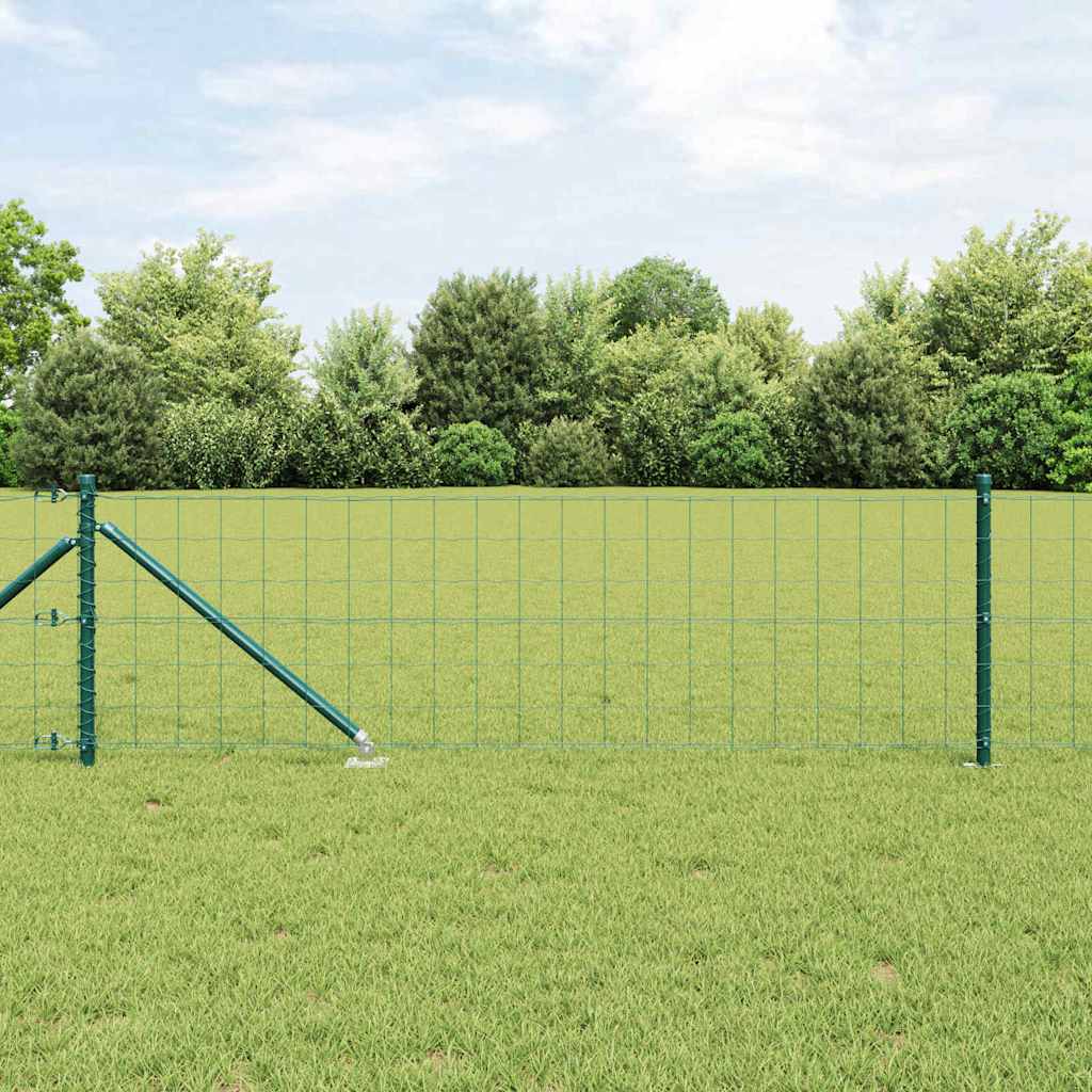 vidaXL Euro Fence με 7 Ακίδες 0.4x10 μ. Γαλβανισμένο ατσάλι Πράσινο