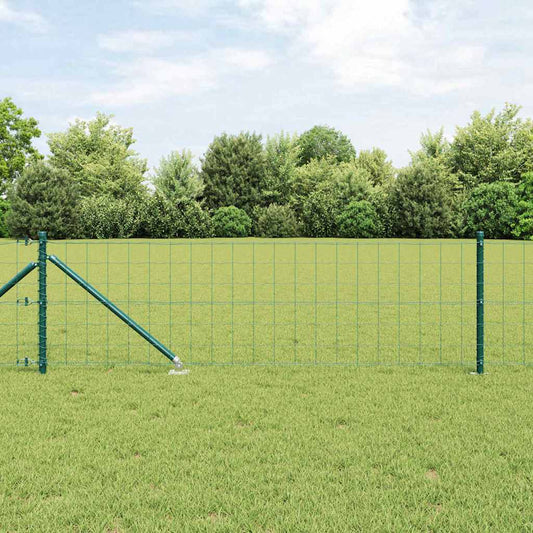 vidaXL Euro Fence με 7 Ακίδες 0.4x10 μ. Γαλβανισμένο ατσάλι Πράσινο