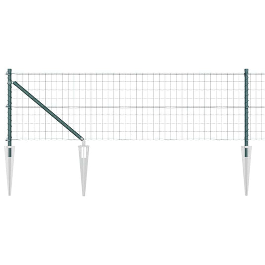 vidaXL Ευρωπαϊκός Φράκτης με Ακίδες 25 x 0,4 m PVC-Επικαλυμμένο Ατσάλι