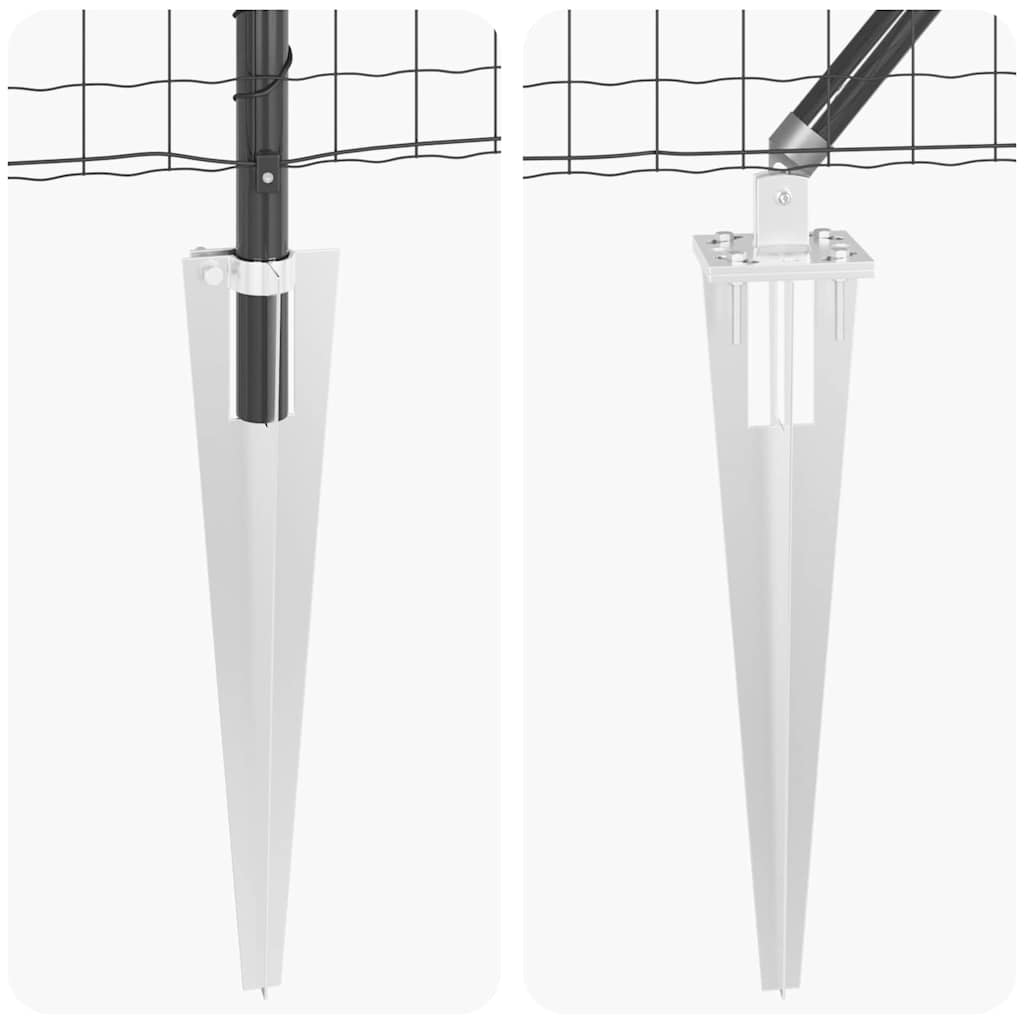 vidaXL Ευρωπαϊκός Φράκτης με Ακίδες 25 x 0,4 m PVC-Επικαλυμμένο Ατσάλι