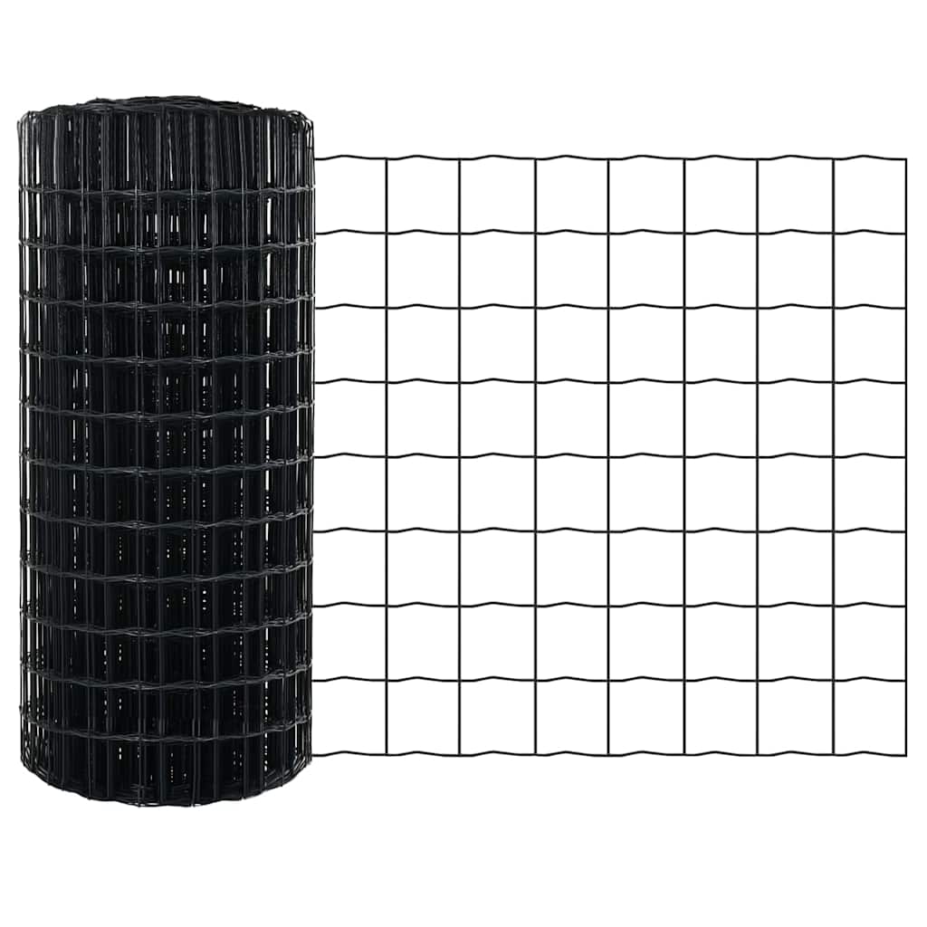 vidaXL Ευρωπαϊκός Φράκτης με Ακίδες 25 x 0,4 m PVC-Επικαλυμμένο Ατσάλι
