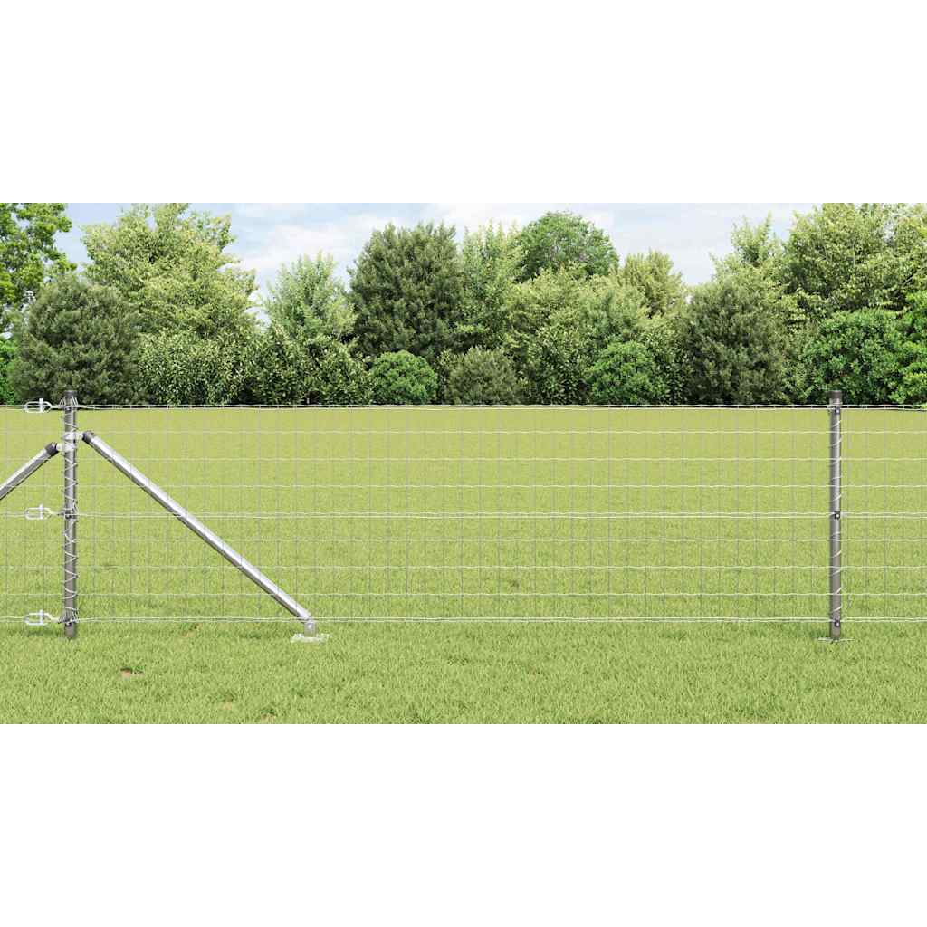 vidaXL Euro Fence με 7 ακίδες 0.6x10 μ γαλβανισμένος χάλυβας