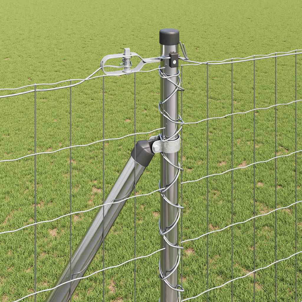vidaXL Euro Fence με 7 Σημαδεμένα Πόδια 1.5x10 μ Γαλβανισμένο Ατσάλι