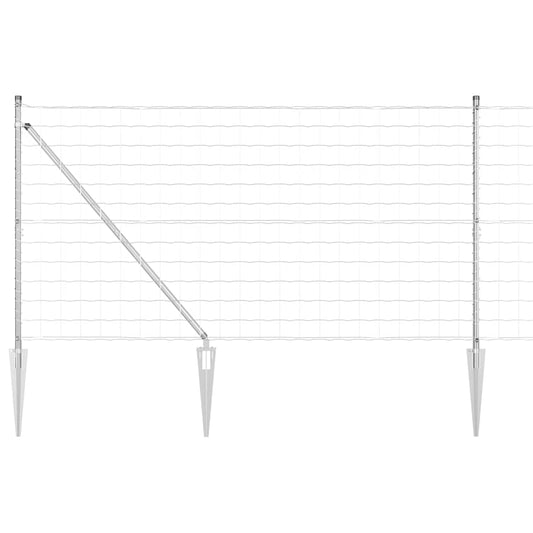 vidaXL Euro Fence με 13 ακίδες 1.2x25 μ γαλβανισμένο χάλυβα