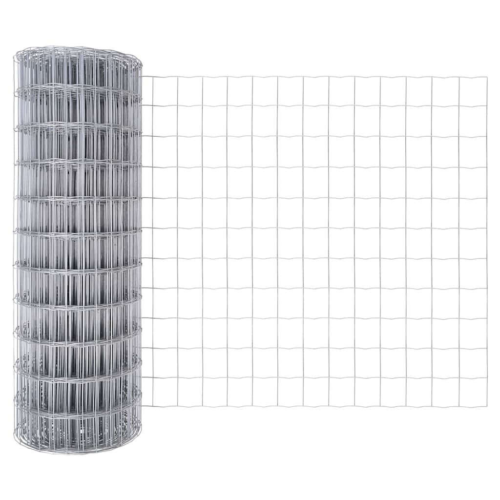 vidaXL Euro Fence με 7 Σφήνες 0.8x10 μ Γαλβανισμένο Ατσάλι
