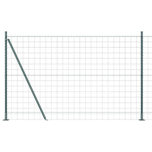 vidaXL Euro Fence με 13 Πρόσθετους Πόλους 1.2x25 μ Γαλβανισμένο Χάλυβα