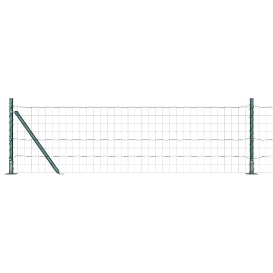 vidaXL Euro Fence με 13 Φλάνγκες 0.6x50 μ Γαλβανισμένος Χάλυβας
