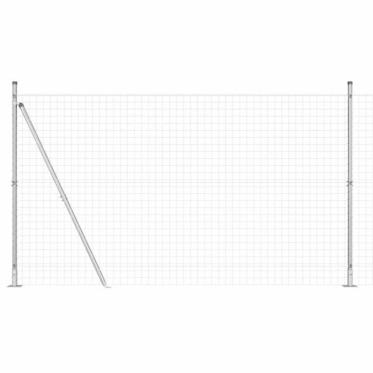 vidaXL Euro Fence με 7 Γωνιακούς Πόλους 1.4x10 μ Γαλβανισμένος Χάλυβας
