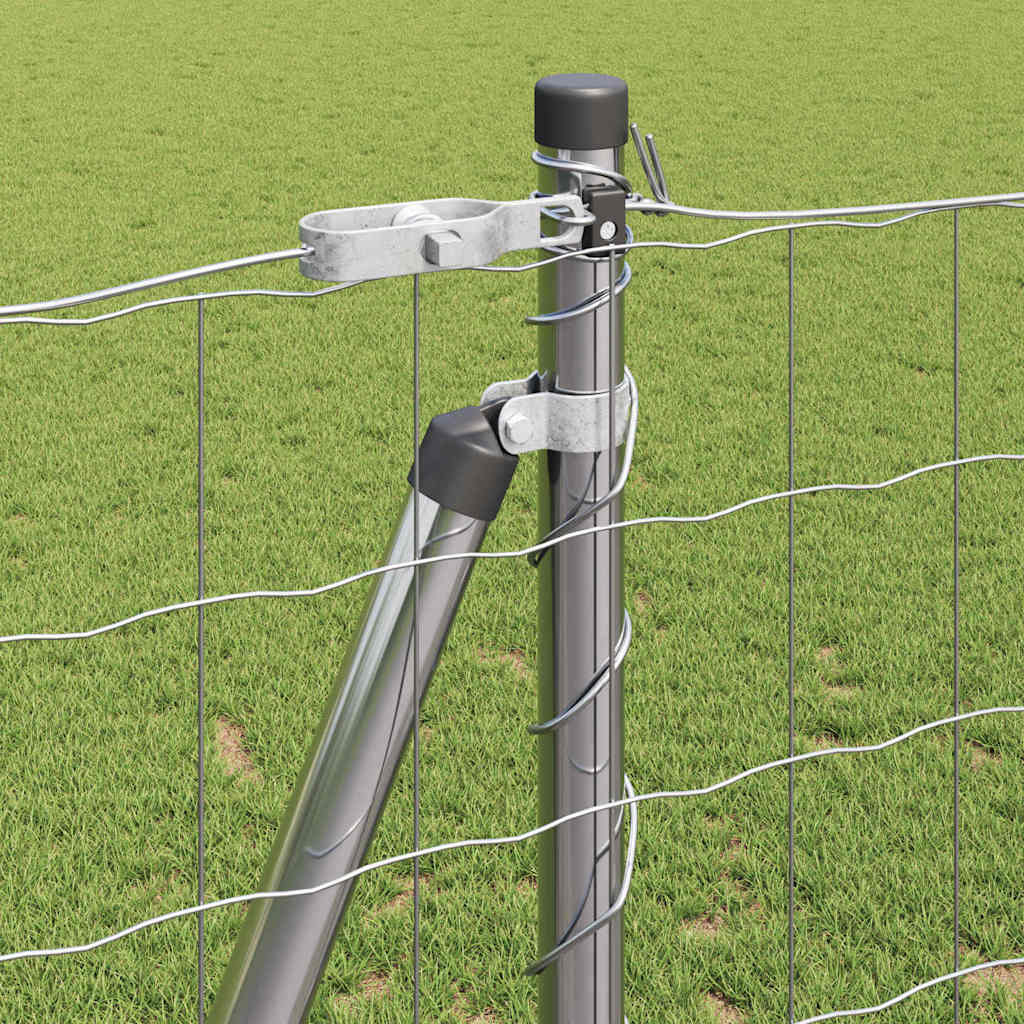 vidaXL Ευρωπαϊκός Φράκτης με 7 Στελέχη 1.2x10 μ Γαλβανισμένος Χάλυβας