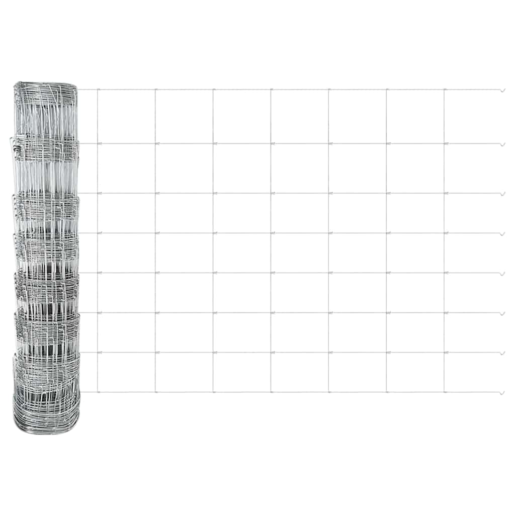 Φράχτης Αγρού vidaXL 0.8x25 μ Γαλβανισμένο Ατσάλι