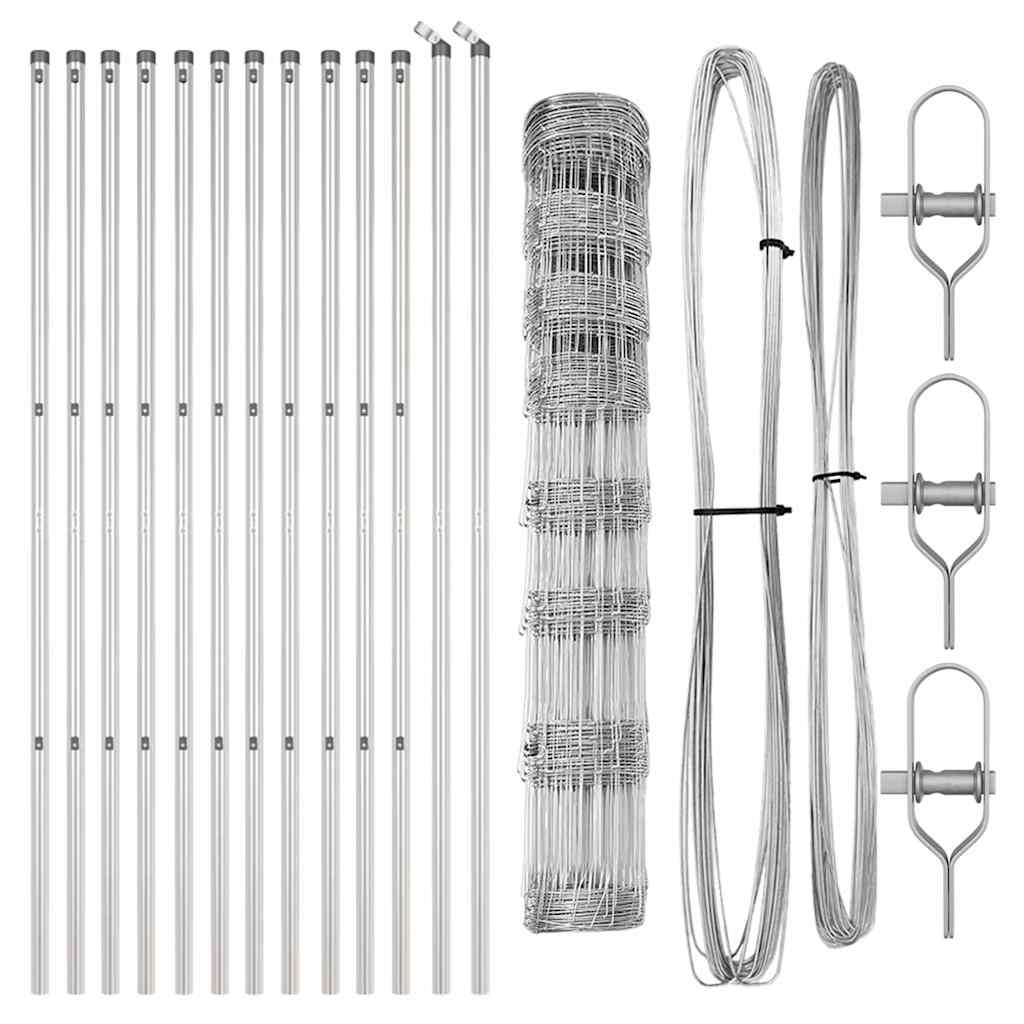 Φράχτης vidaXL 1x25 μ Γαλβανισμένο Ατσάλι