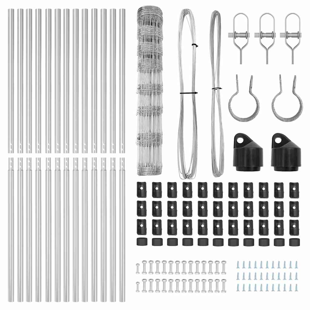 Φράχτης vidaXL 1x25 μ Γαλβανισμένο Ατσάλι