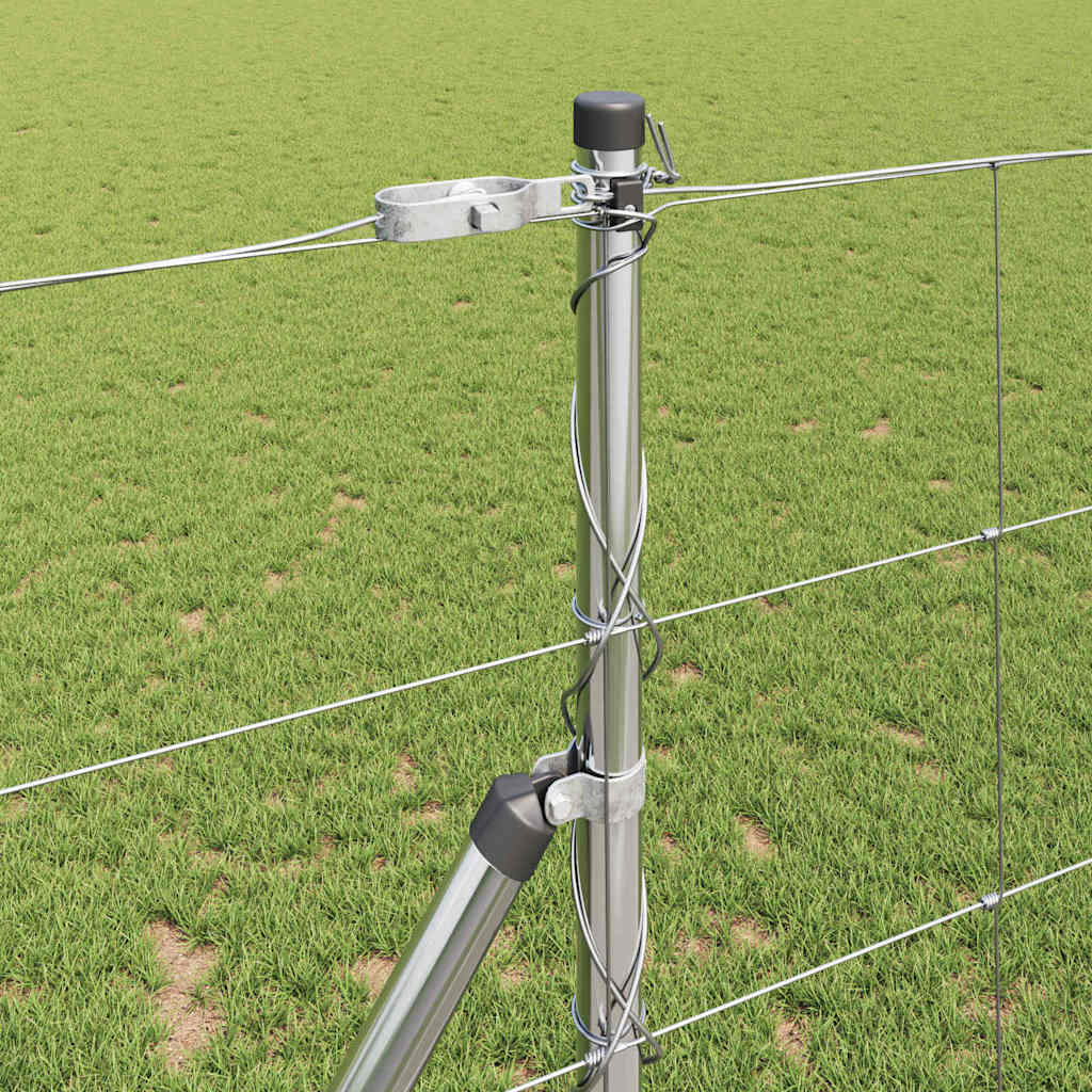 vidaXL Field Fence 1.2x25 μ Γαλβανισμένος χάλυβας