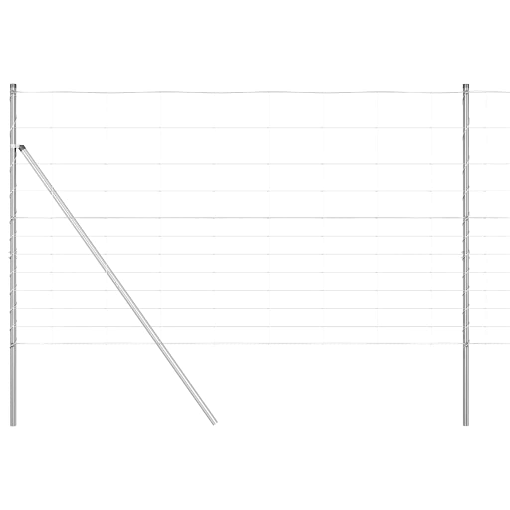 Φράχτης Πεδίων vidaXL 1.4x25 μ. Γαλβανισμένος Χάλυβας