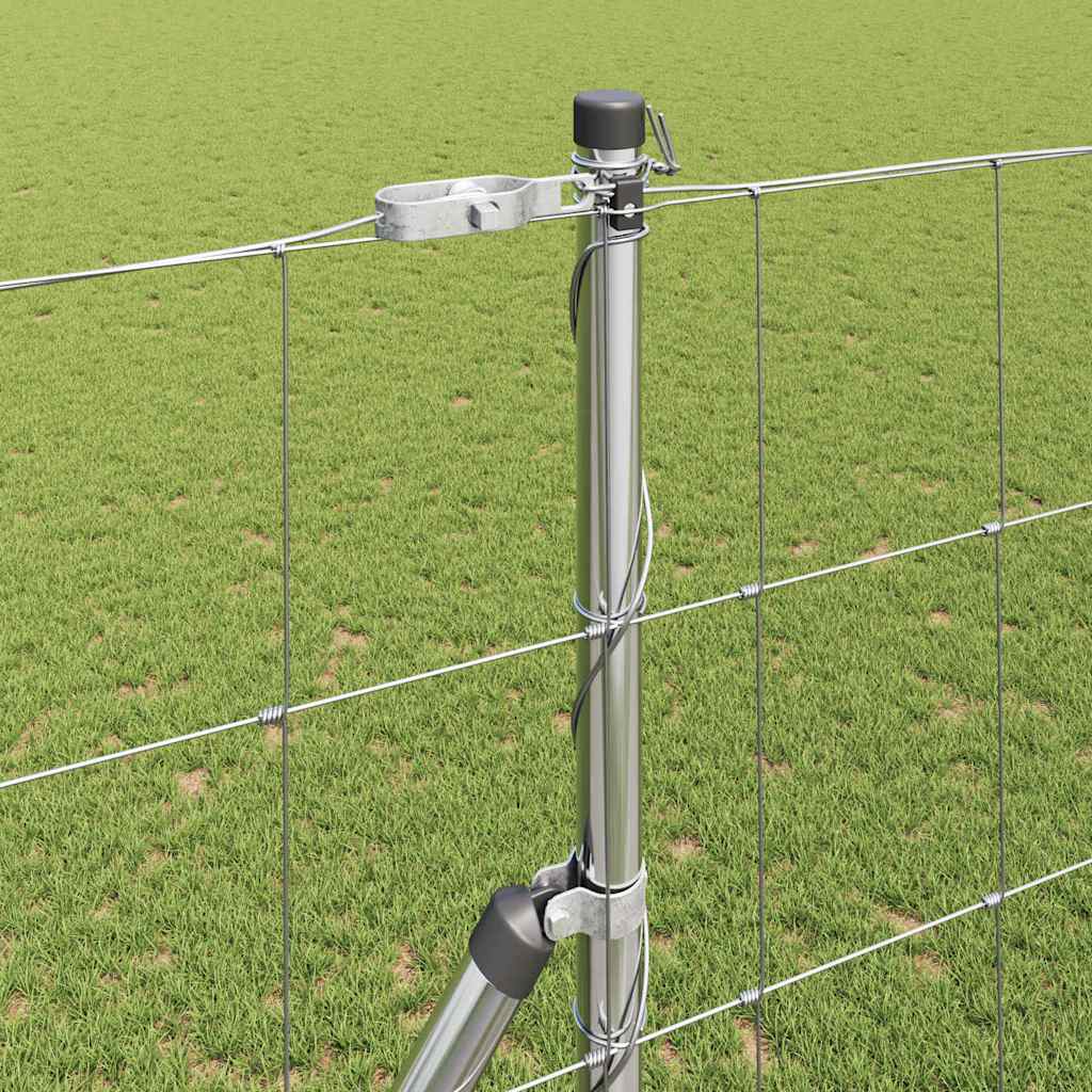 Φράχτης Πεδίων vidaXL 1.5x25 μ Γαλβανισμένο Ατσάλι