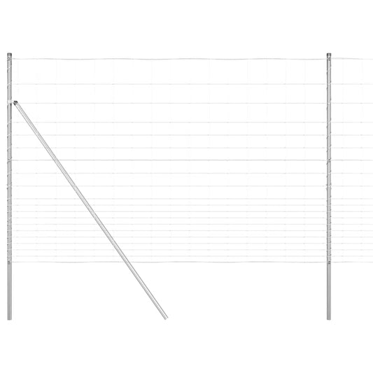 vidaXL Field Fence 1.6x25 μ Γαλβανισμένο Ατσάλι