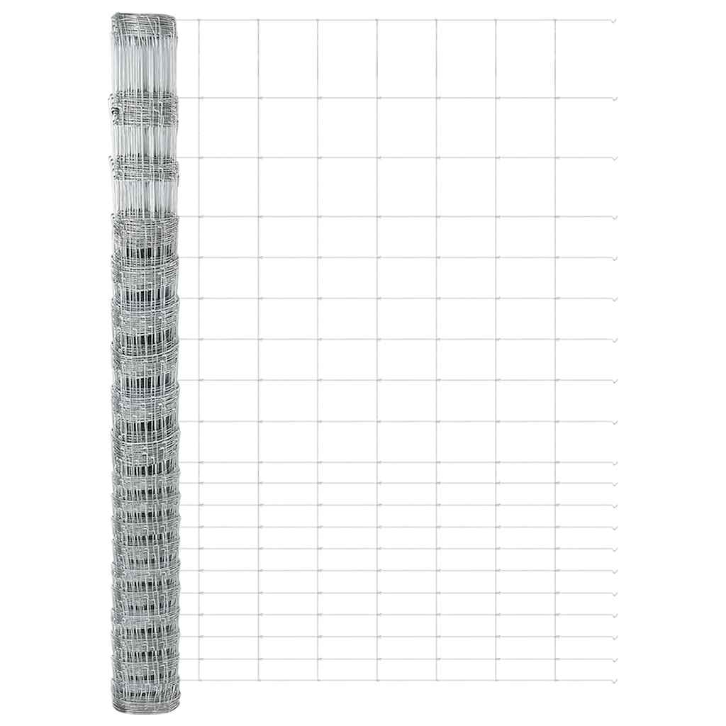 vidaXL Field Fence 1.6x25 μ Γαλβανισμένο Ατσάλι