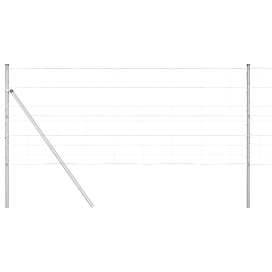 vidaXL Φράκτης Αγρού 1x50 μ Γαλβανισμένος Χάλυβας
