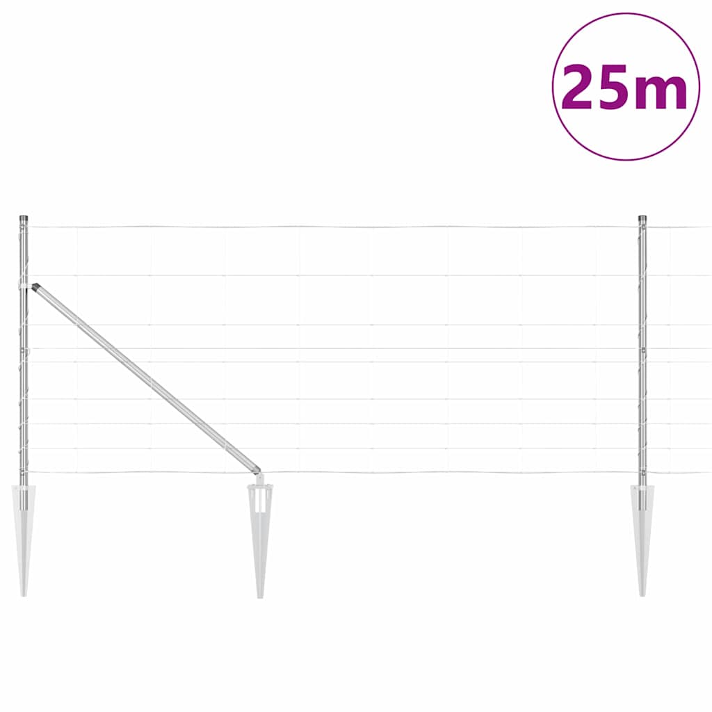 Φράχτης Πεδίων 1x25 μ Γαλβανισμένος χάλυβας