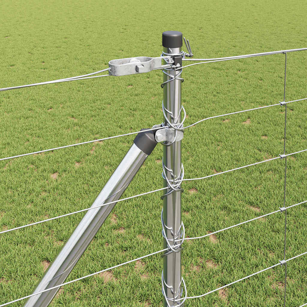 vidaXL Περίφραξη Γης 1.2x25 μ Γαλβανισμένος Χάλυβας