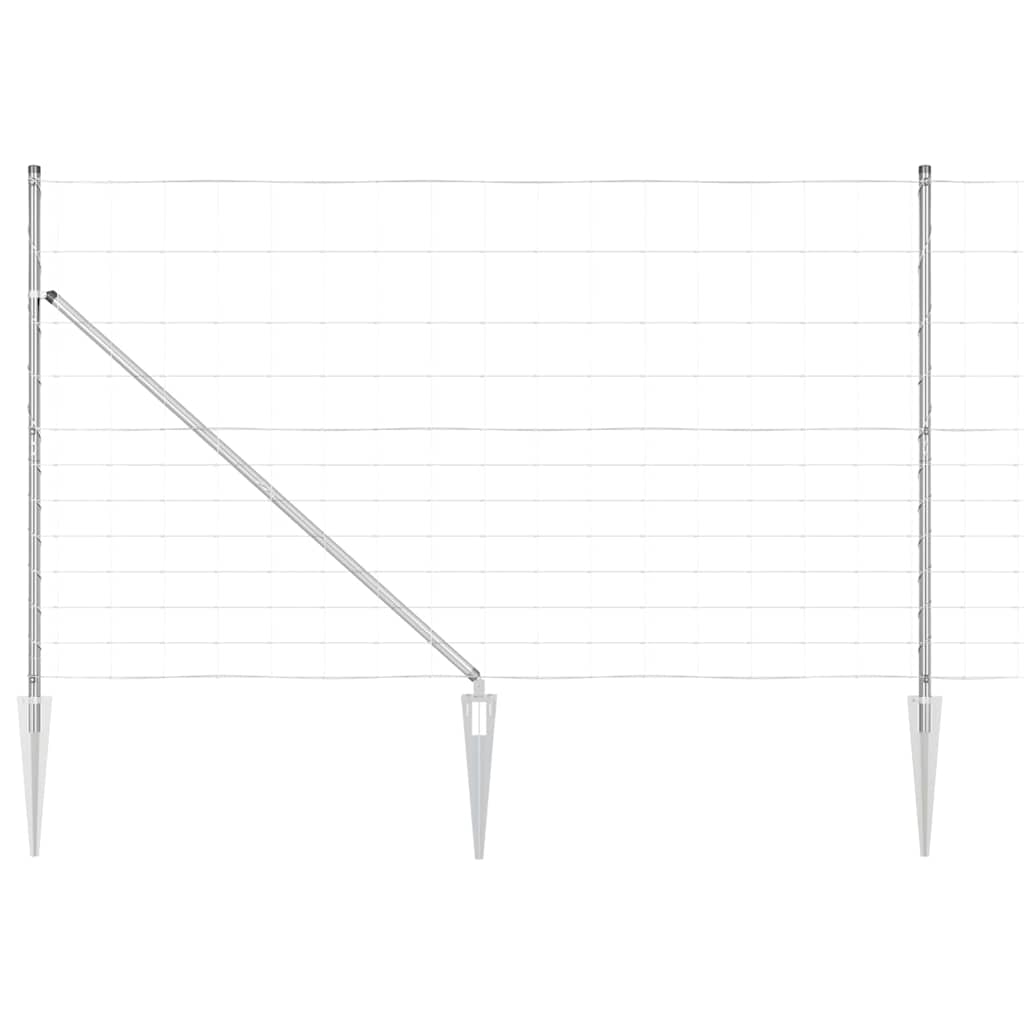 vidaXL Περίφραξη Αγρού 1.4x25 m Γαλβανισμένος Χάλυβας