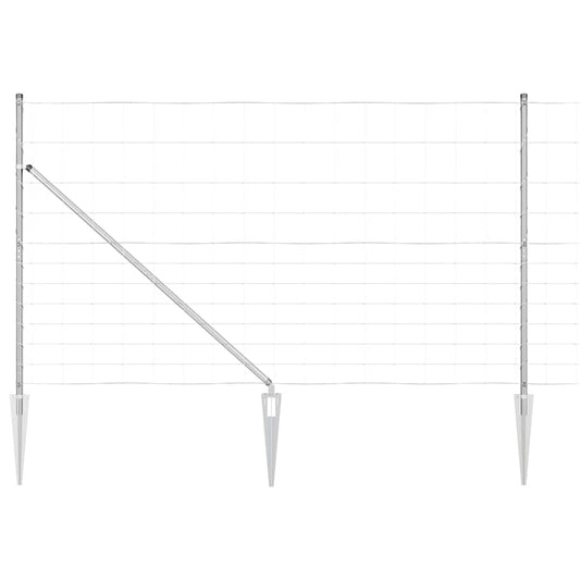 vidaXL Περίφραξη Αγρού 1.4x25 m Γαλβανισμένος Χάλυβας