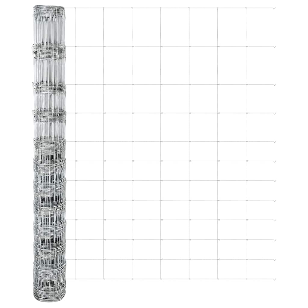 vidaXL Περίφραξη Αγρού 1.4x25 m Γαλβανισμένος Χάλυβας