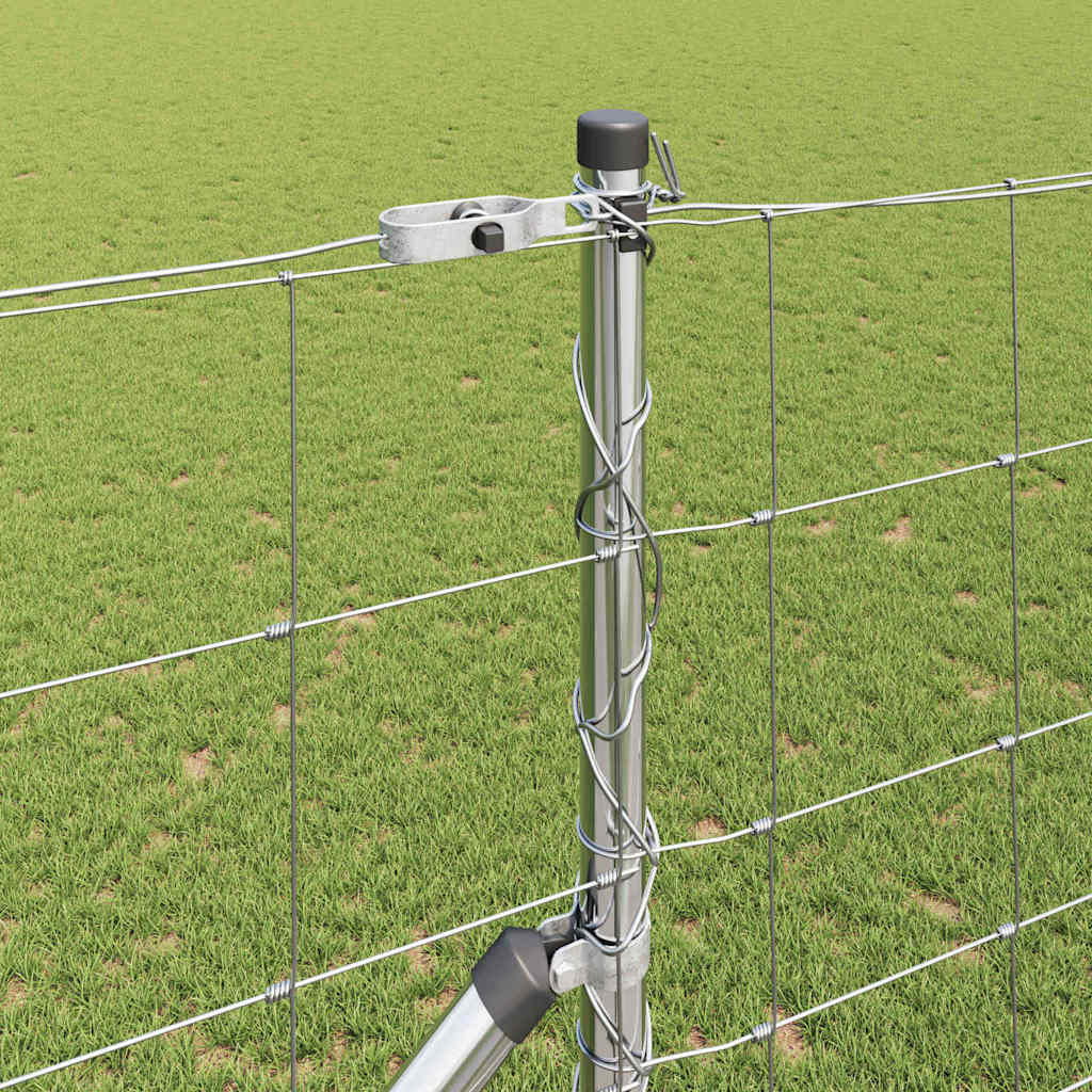 vidaXL Φράκτης Χωραφιού 1.4x50 μ Γαλβανισμένος Χάλυβας