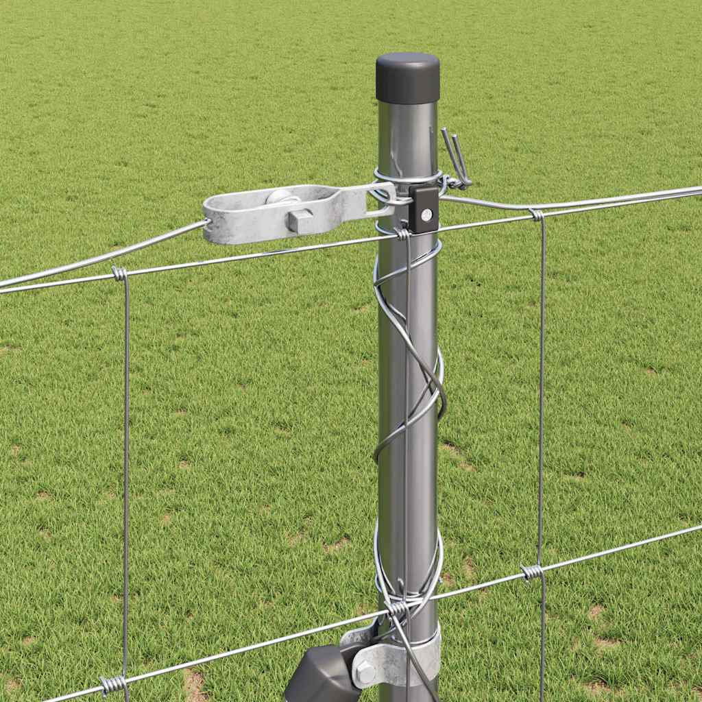 vidaXL Φράκτης πεδίου 1.6x25 m Γαλβανισμένος χάλυβας