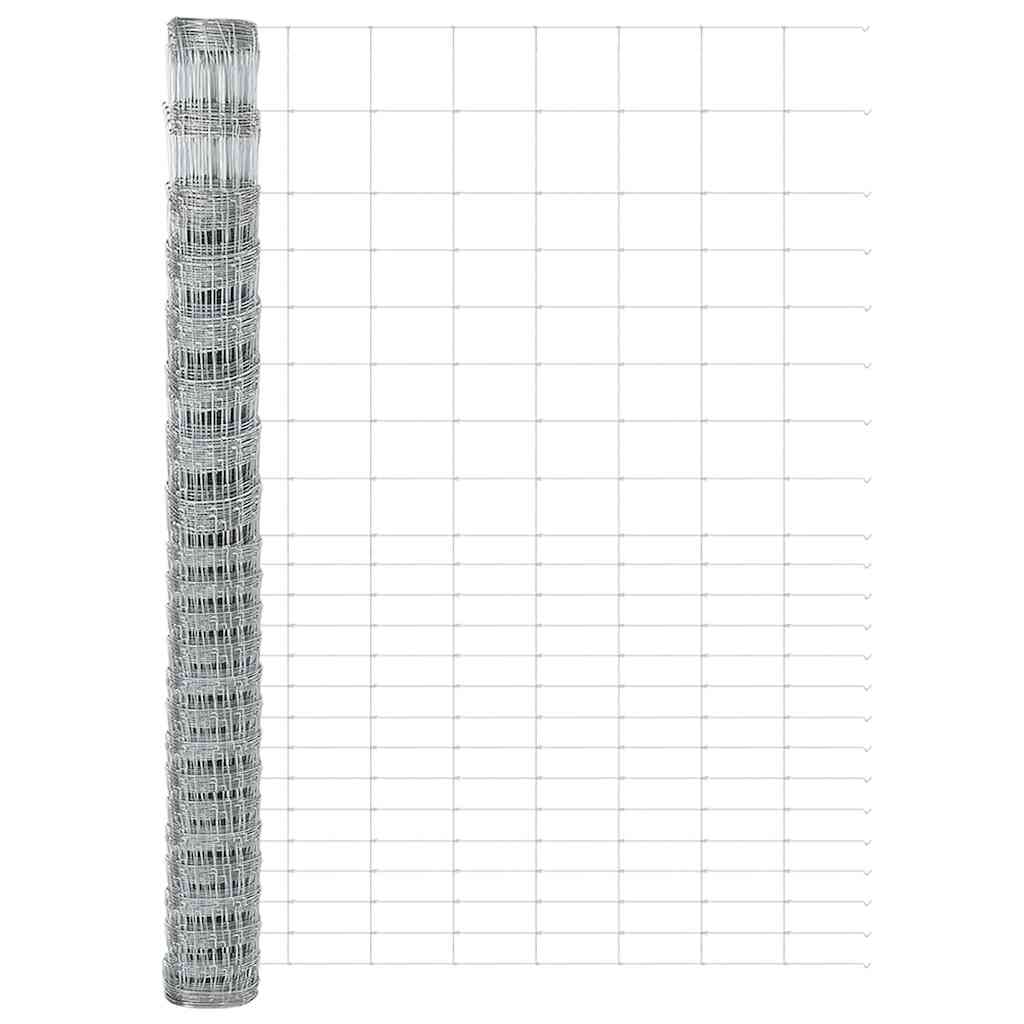 Περίφραξη Αγρού vidaXL 1.6x25 μ. Γαλβανισμένο Ατσάλι