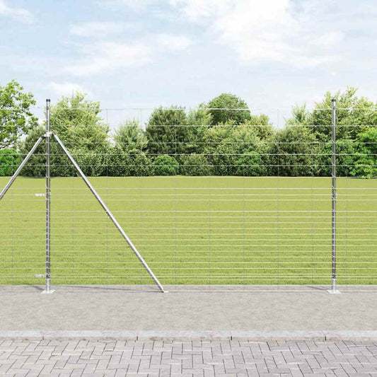 vidaXL Field Fence 1.6x25 μ Γαλβανισμένος Χάλυβας