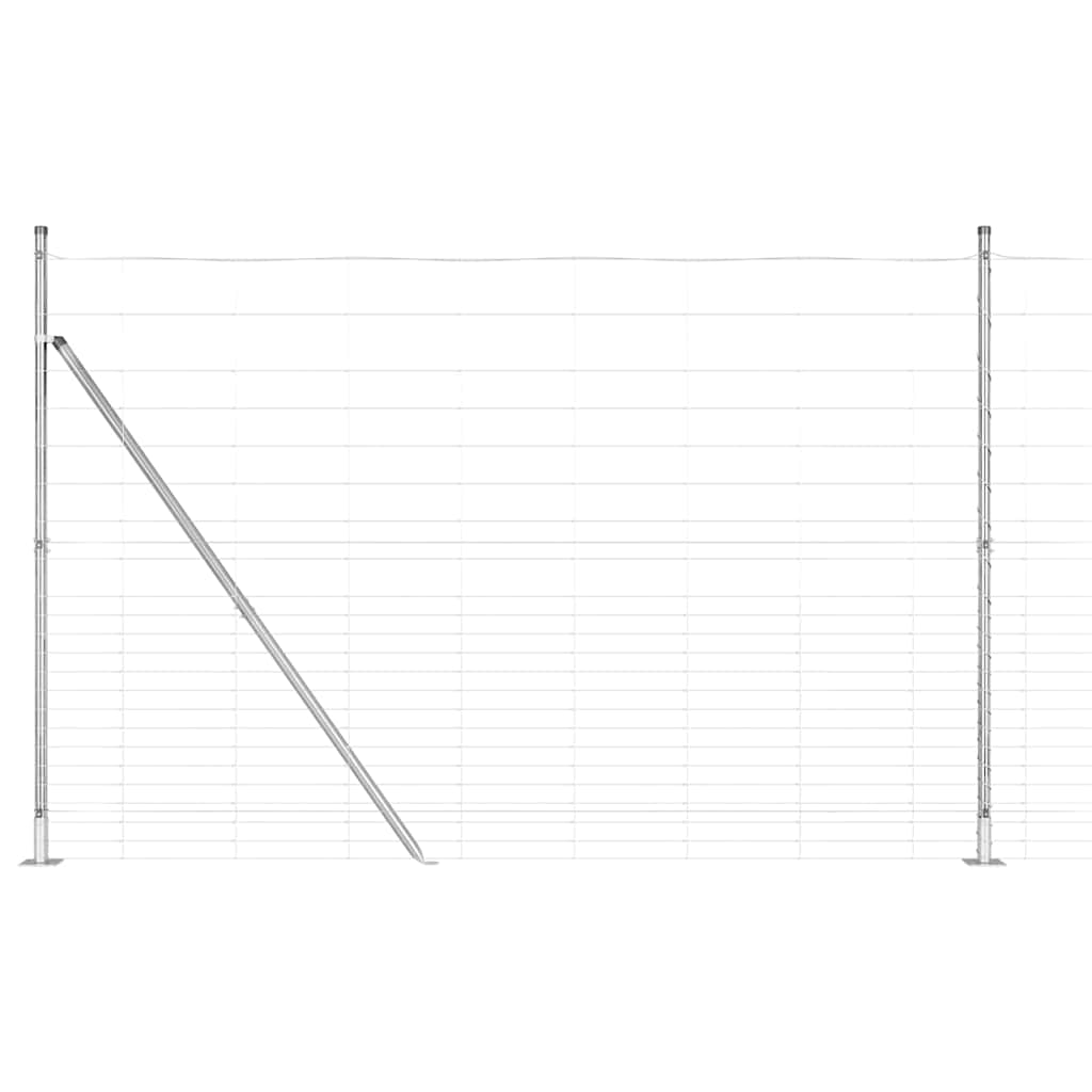 vidaXL Field Fence 1.6x25 μ Γαλβανισμένος Χάλυβας
