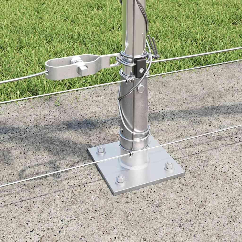 vidaXL Φράχτης Πεδίων 0.8x50 μ Γαλβανισμένο Χάλυβα