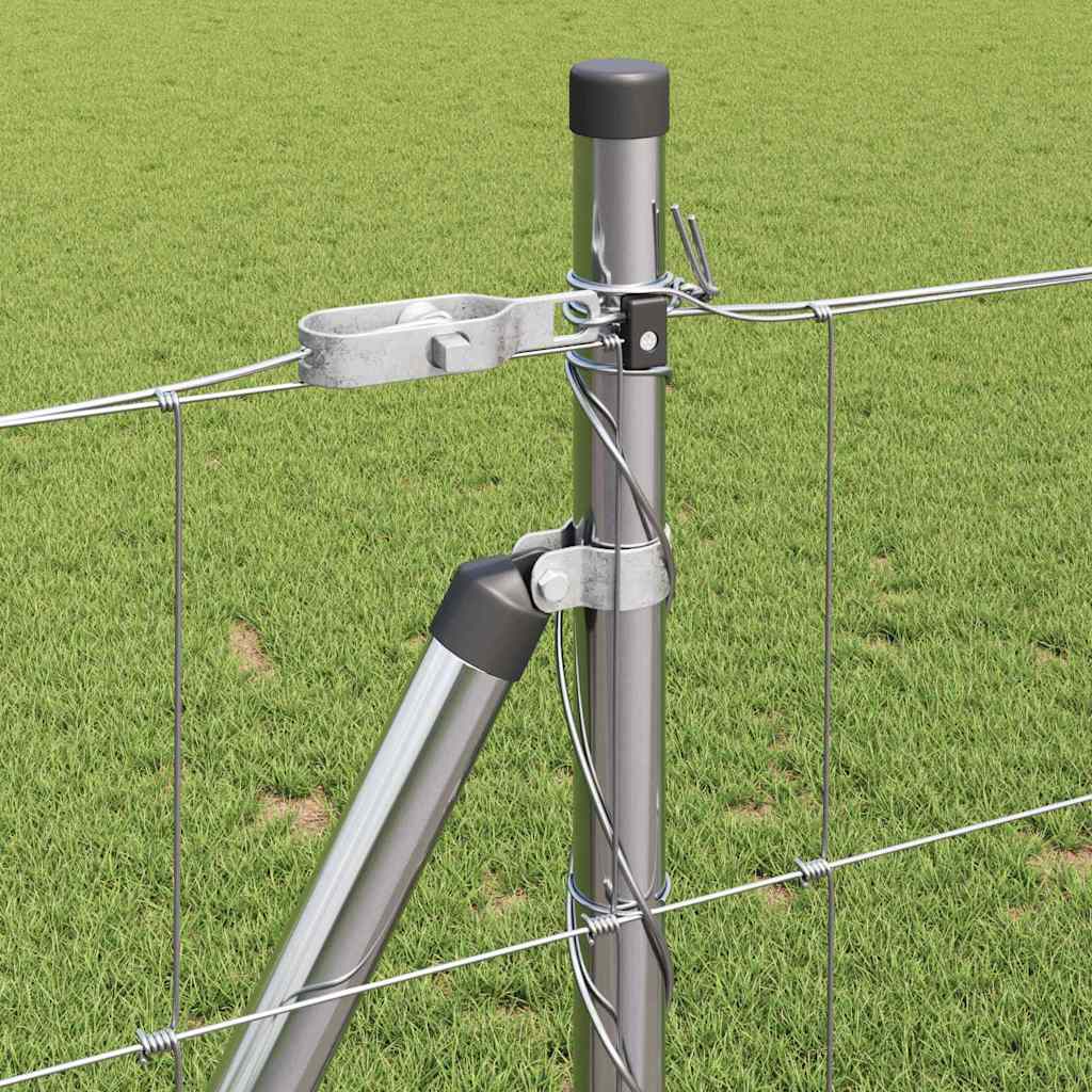 vidaXL Κάγκελο Περιοχής 1x50 μ Γαλβανισμένο Χάλυβα