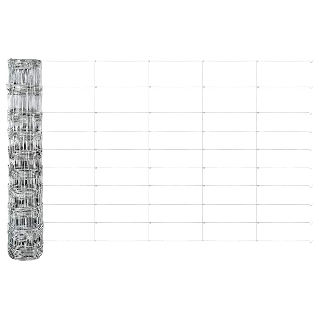 vidaXL Περίφραξη Πεδίου 1x50 μ Γαλβανισμένο Ατσάλι
