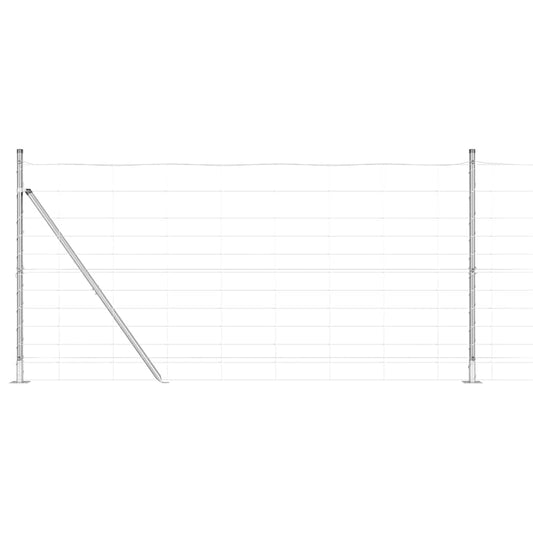 vidaXL Στύλος Περιφράξεων Γαλβανισμένο 50 x 1,2 m Ατσάλι