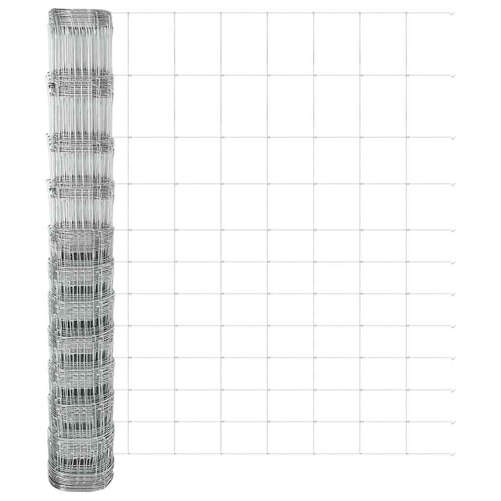 vidaXL Φράχτης Αγρού 1.4x50 μέτρα Γαλβανισμένος Χάλυβας