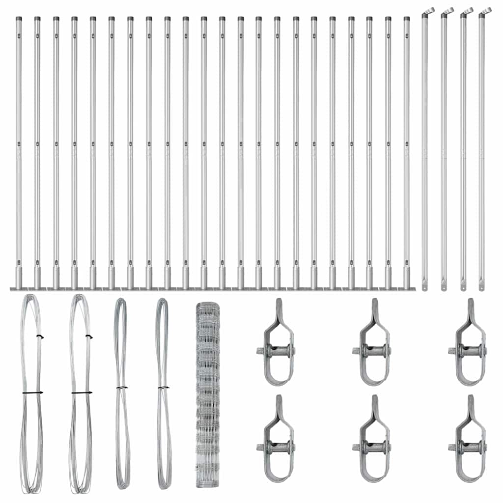 Φράκτης Αγρού vidaXL 1.4x50 μ Γαλβανισμένος Χάλυβας