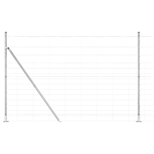 vidaXL Περίφραξη Αγρού 1.6x50 μ Γαλβανισμένος Χάλυβας