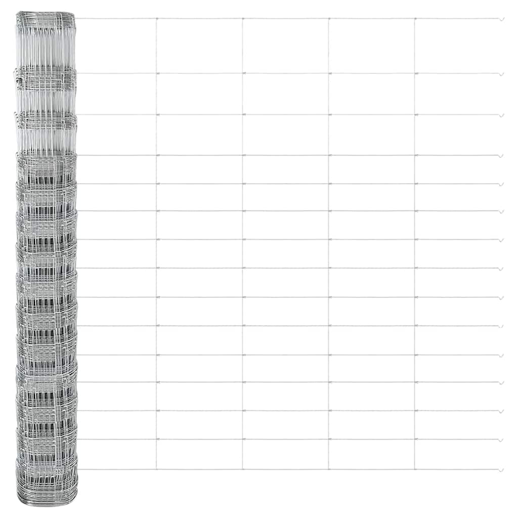 vidaXL Περίφραξη Αγρού 1.6x50 μ Γαλβανισμένος Χάλυβας