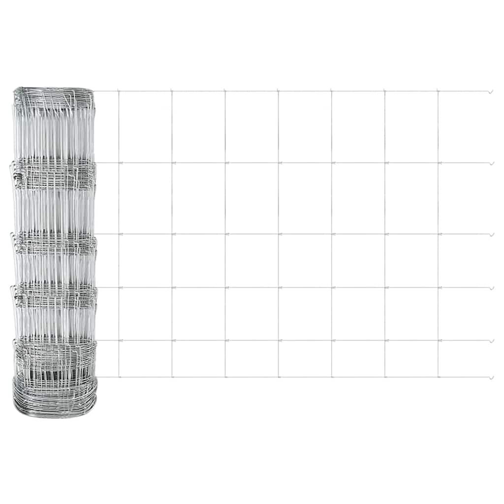 vidaXL Φράχτης 0.8x100 μ Γαλβανισμένο Ατσάλι