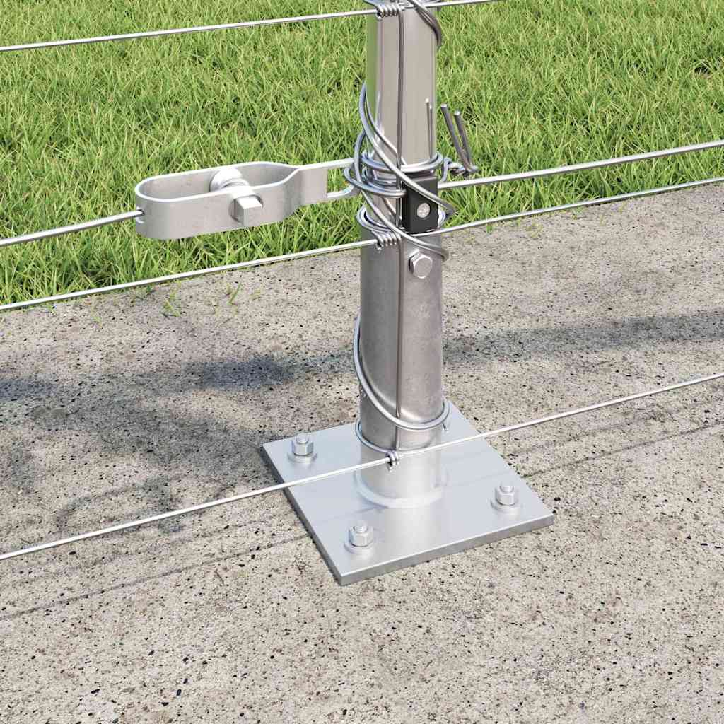 vidaXL Field Fence 0.8x100 μ Γαλβανισμένος χάλυβας