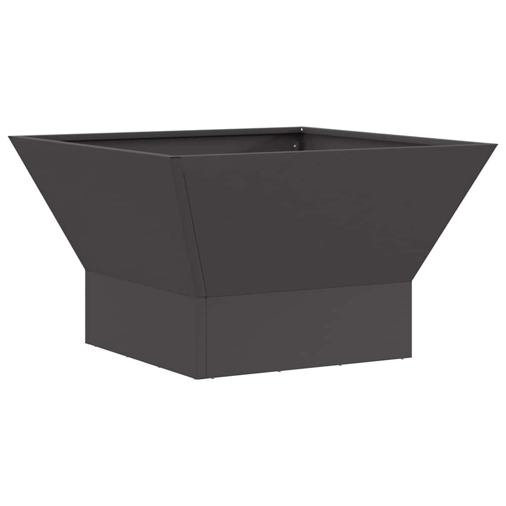 vidaXL Φωτιά Μαύρο 60 x 60 x 35 cm Ατσάλι