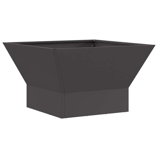 vidaXL Φωτιά Μαύρο 60 x 60 x 35 cm Ατσάλι