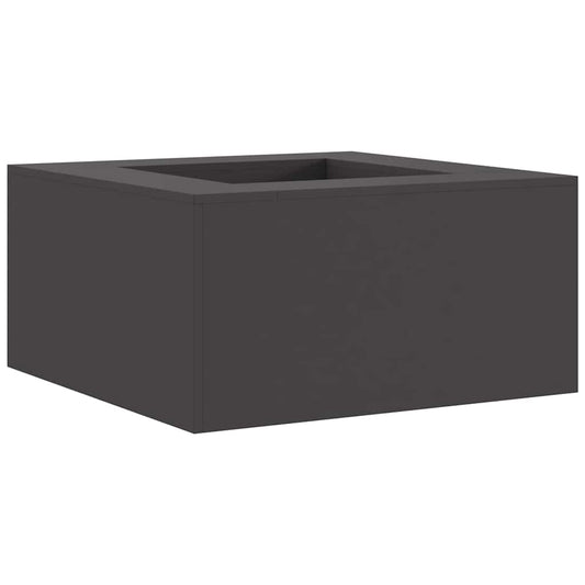 vidaXL Φωτιά Μαύρο 80 x 80 x 40 cm Ατσάλι