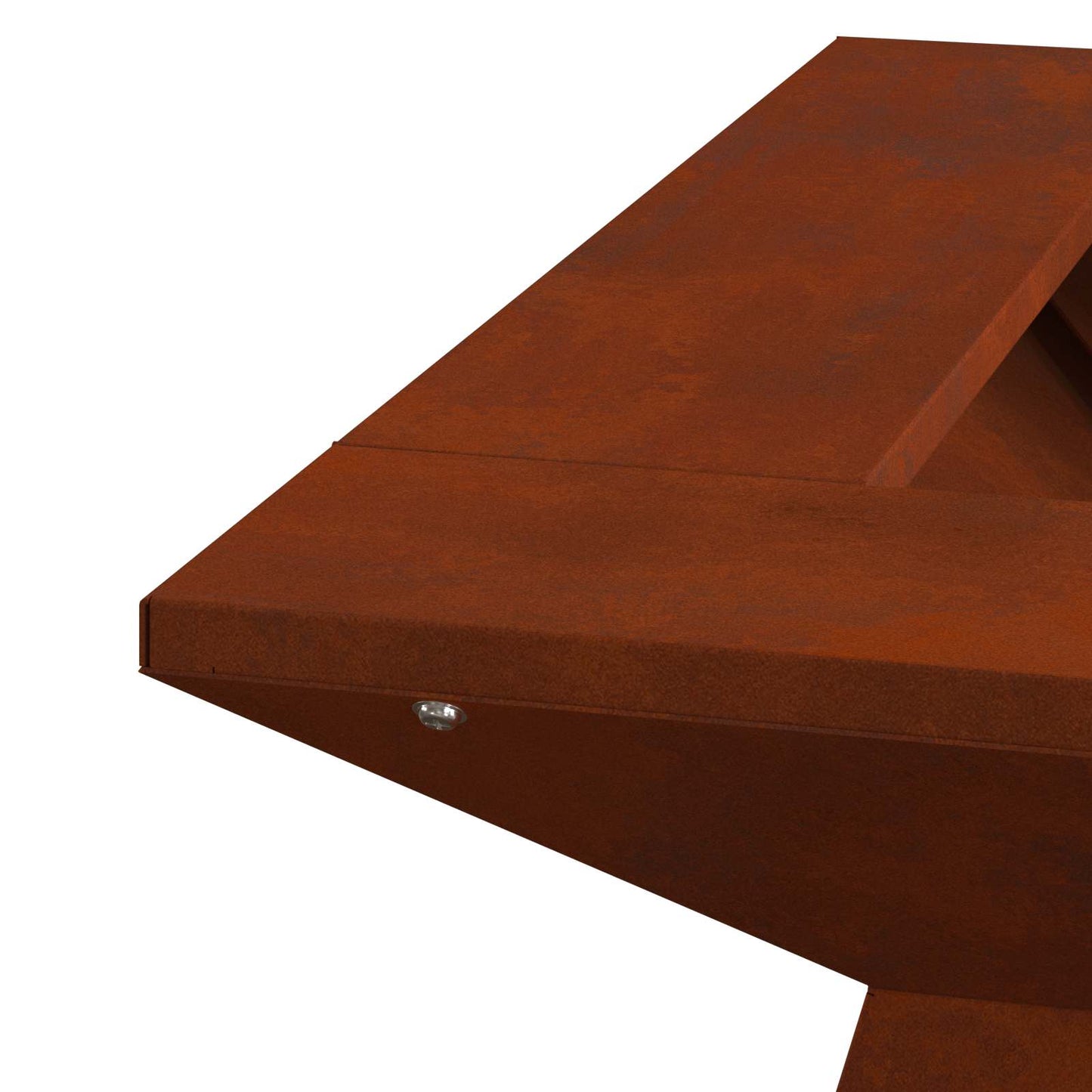 vidaXL Φωτιά Καφέ 48 x 48 x 40 εκ Ατσάλι Σκληρυθέν στον Αέρα